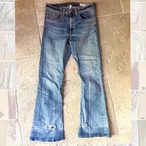 Rag & Bone 10 inch flare jeans ~ size 27